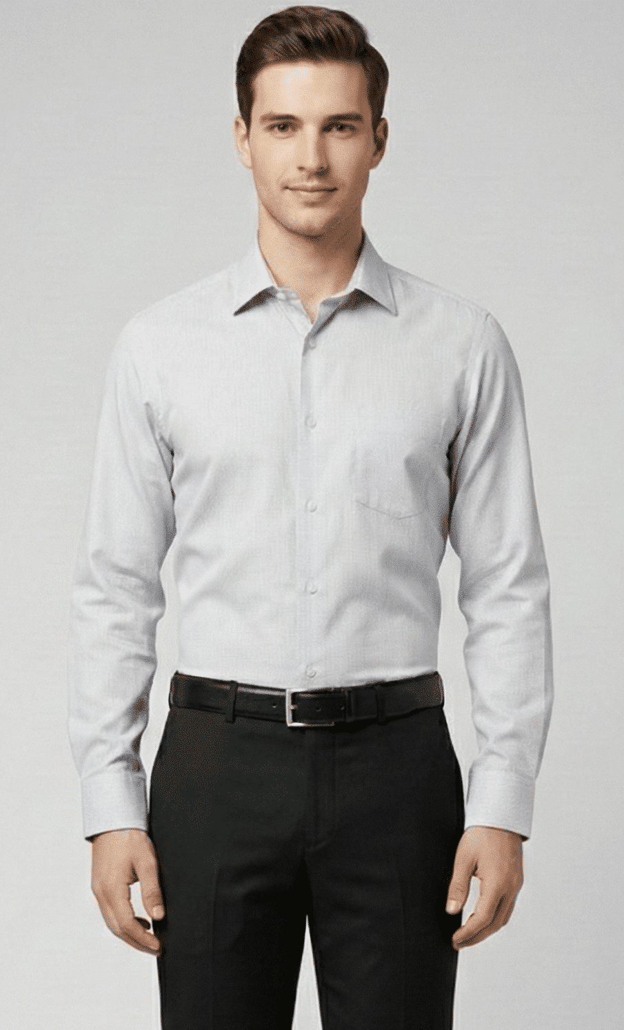 Light Grey Cotton Shirt