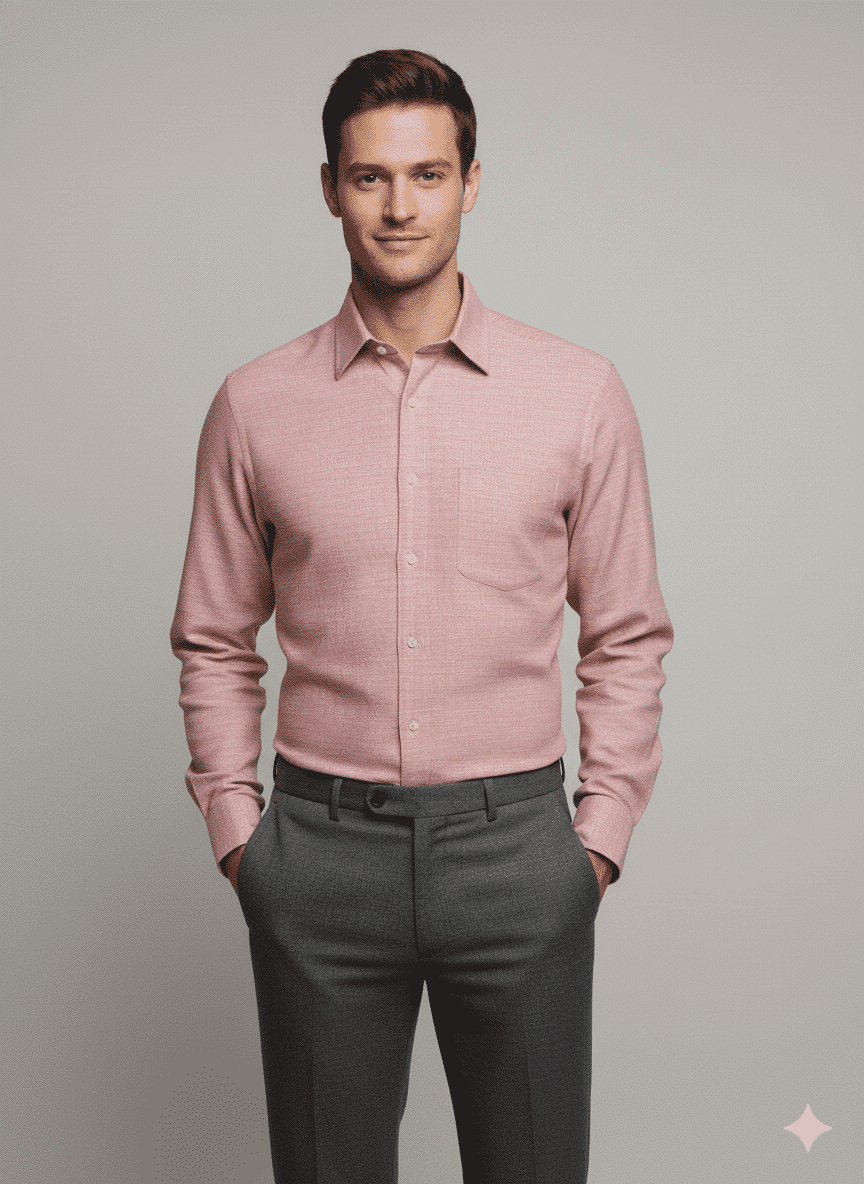 Onion Pink Linen Shirt