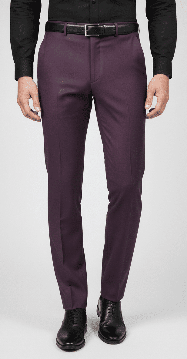 Dark Plum Formal Trouser