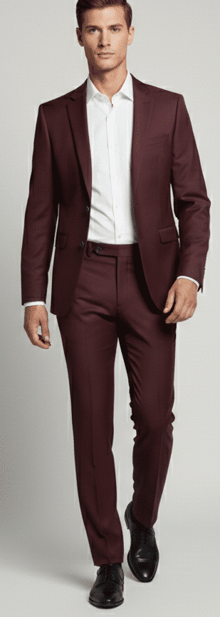 Dark Cherry Suit