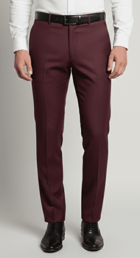 Wine Formal Trouser