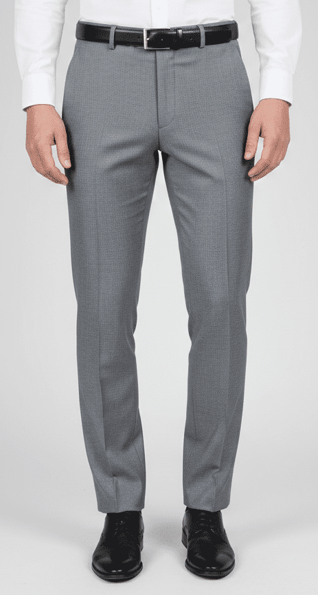 Elegant Grey Formal Trouser