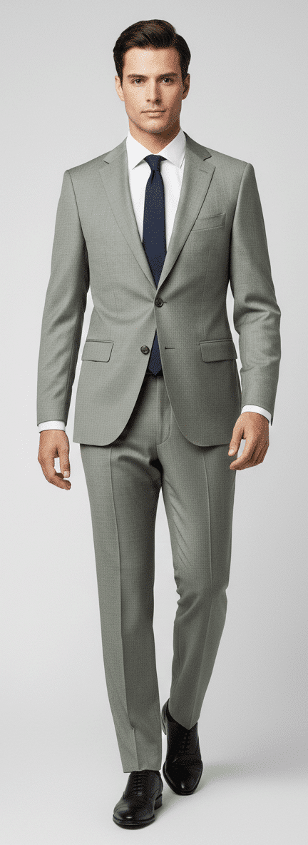 Ash Olive Suit