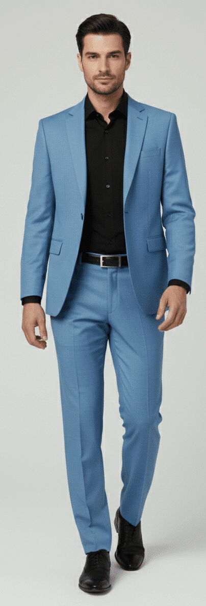 Sky Blue Suit