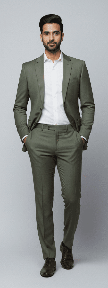 Moss Green Suit