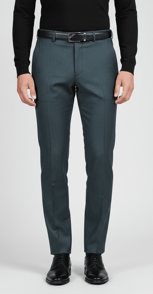 Deep Teal Green Formal Trouser