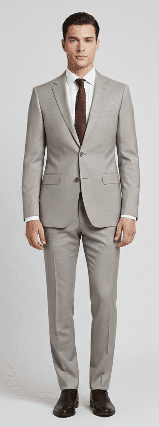 Pearl Grey Suit