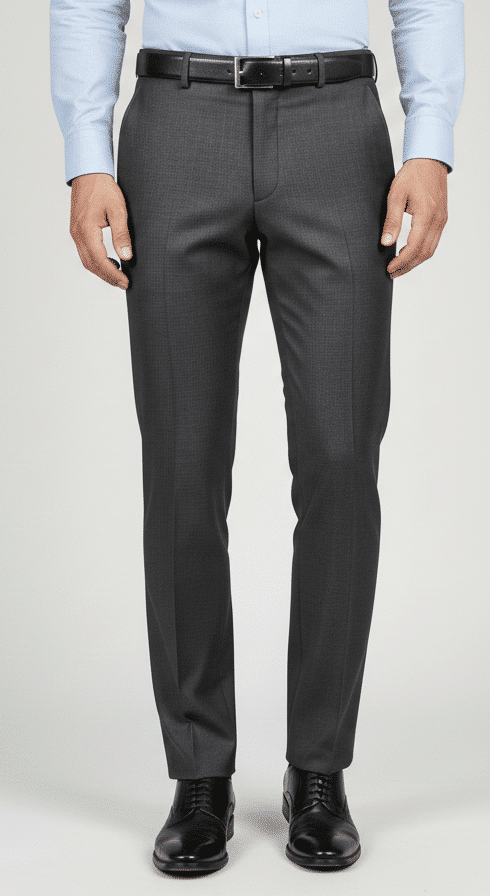 Charcoal Grey Formal Trouser