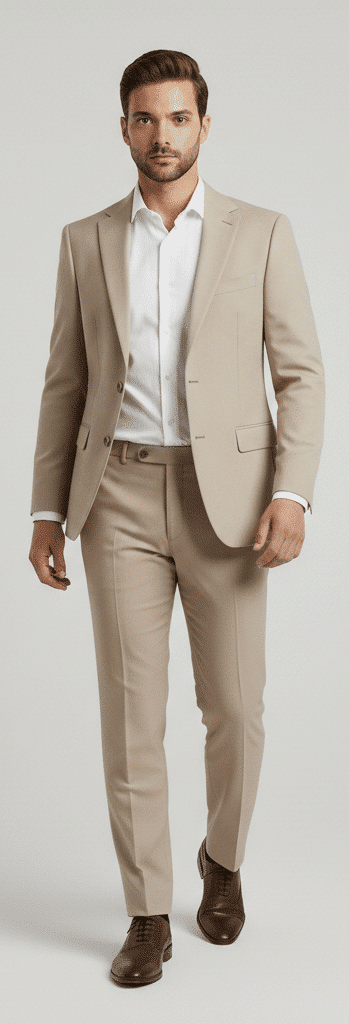 Sand Beige Suit