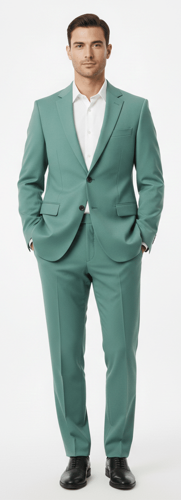 Celadon Green Suit