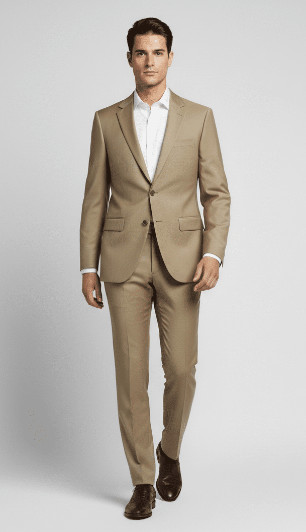 Latte Brown Suit