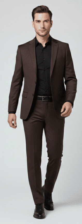 Chocolate Brown Suit