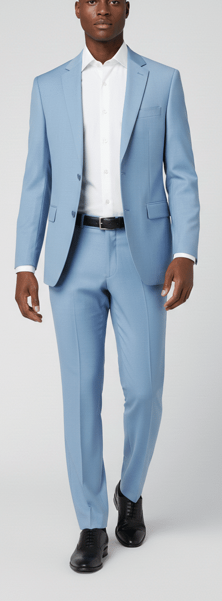 Ice Blue Suit