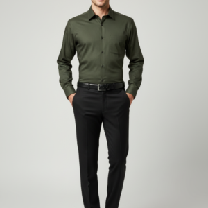 Dark Olive Green Shirt