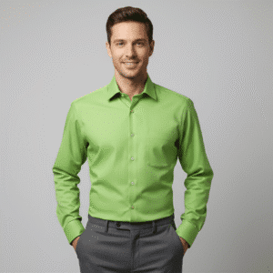 Lime Green Formal Shirt
