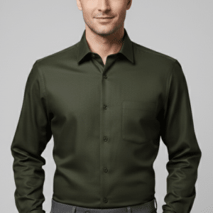 Deep Olive Green Shirt