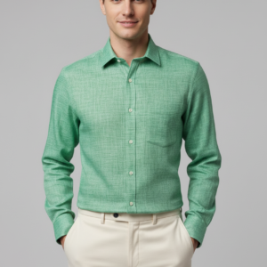Mint Green Linen Shirt