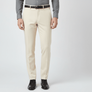 Cream Beige Formal Trouser