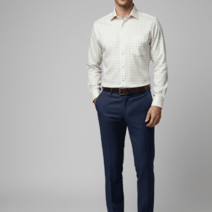 Checked Lemon Yellow Shirt