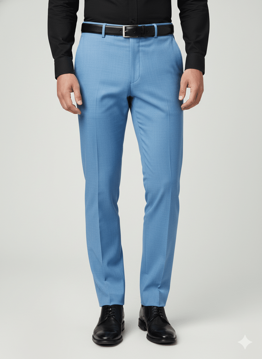 Sky Blue Formal Trouser