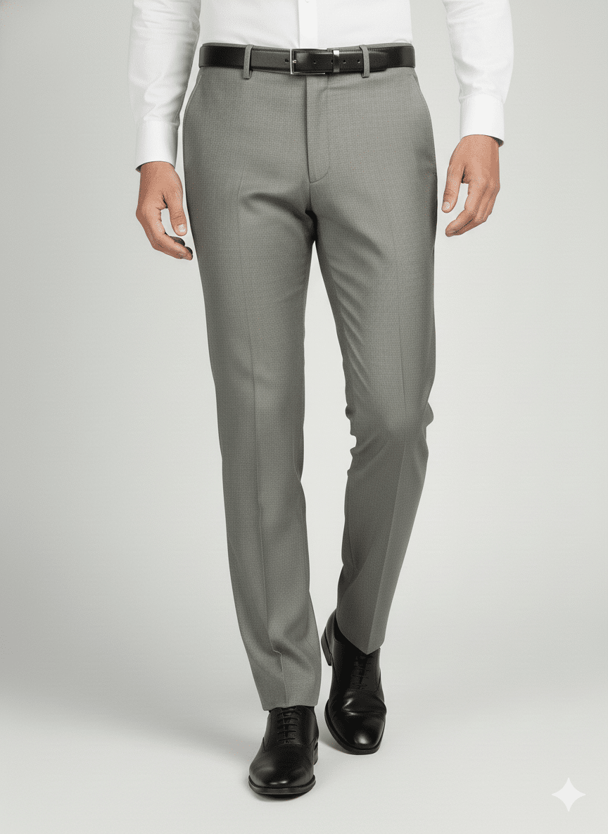 Grey Green Formal Trouser
