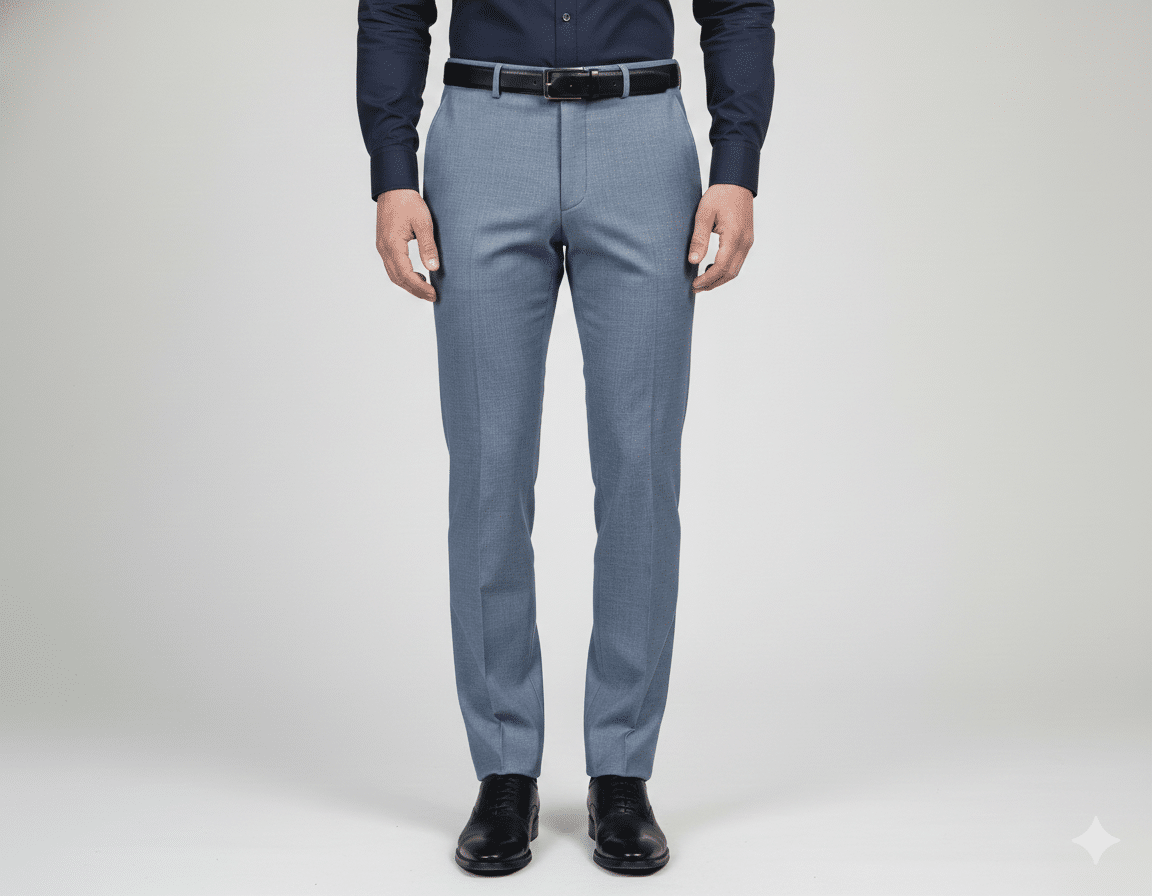 Steel Blue Formal Trouser