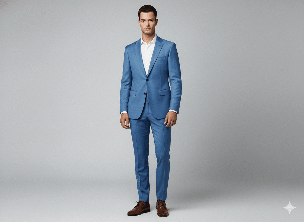 Steel Blue Suit
