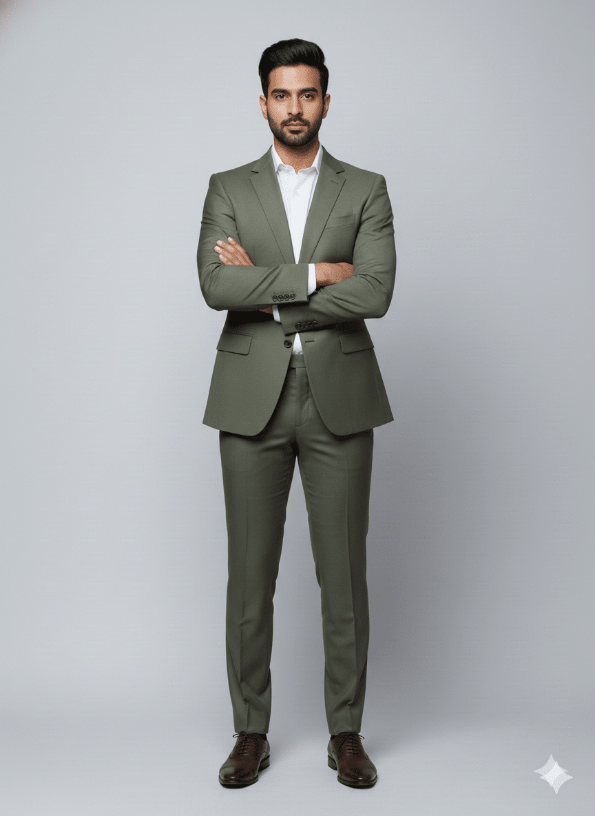Moss Green Suit