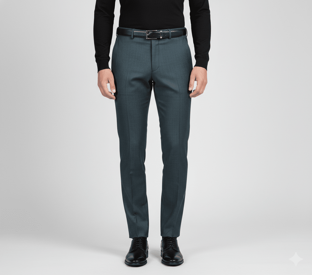 Deep Teal Green Formal Trouser