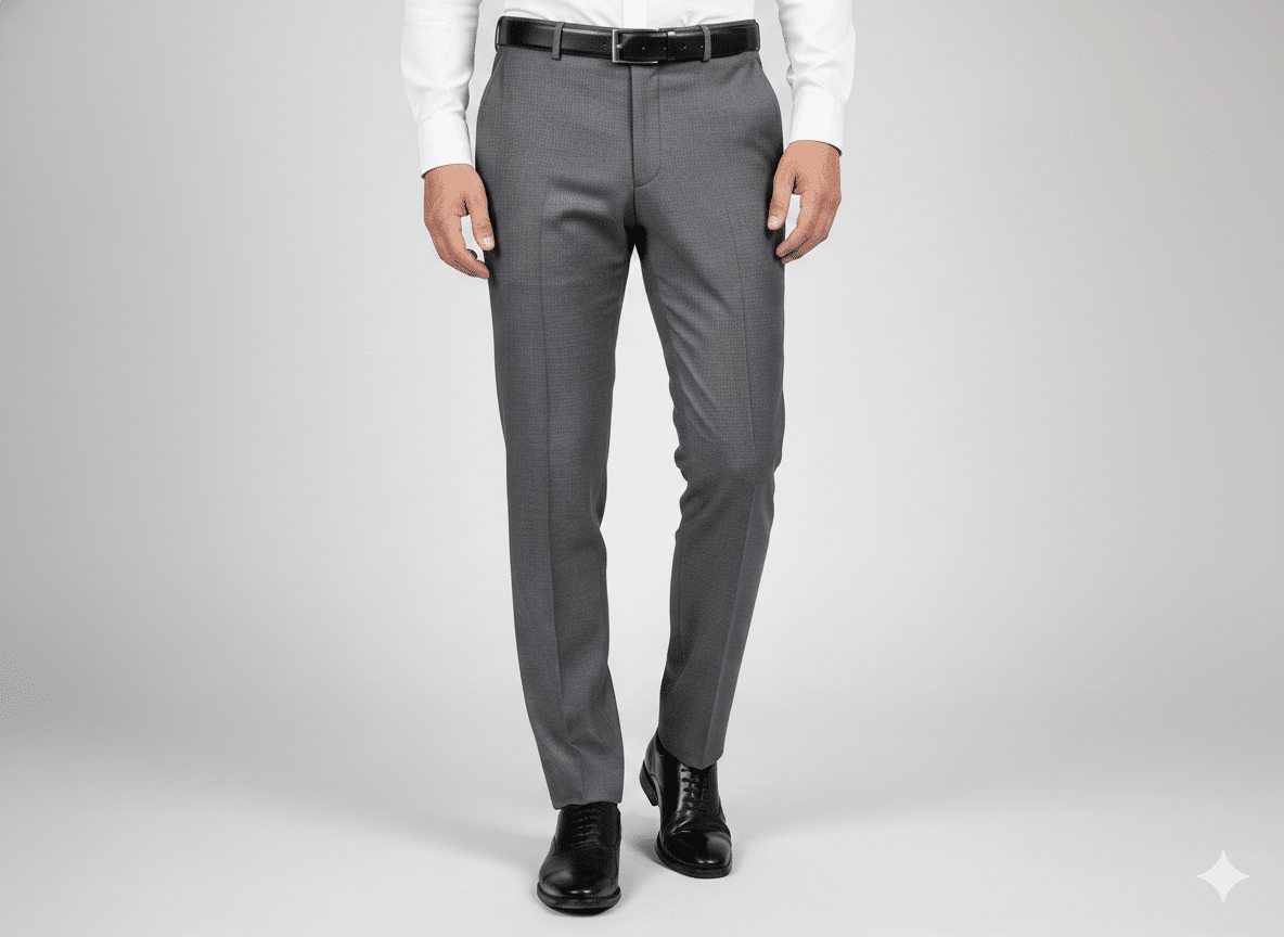 Charcoal Grey Formal Trouser