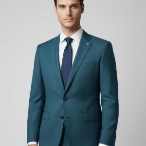 Teal Blue Suit