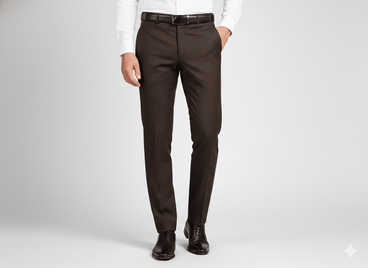 Chocolate Brown Formal Trouser